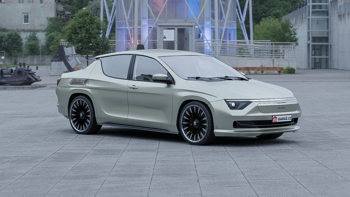 Takhle by měla vypadat novodobá Škoda 1000 MB! Futuristické retro s motorem vzadu, za kterým se všichni otočí